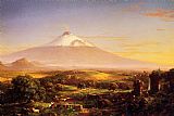 Mount Canvas Paintings - Mount Etna